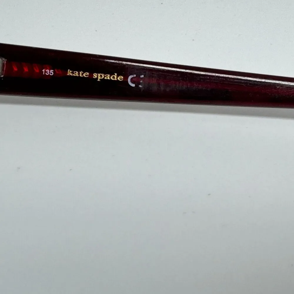 Kate Spade Women's‎ Eyeglasses Jemma 0ER6 Burgundy Frame 52[]16 135 H13848